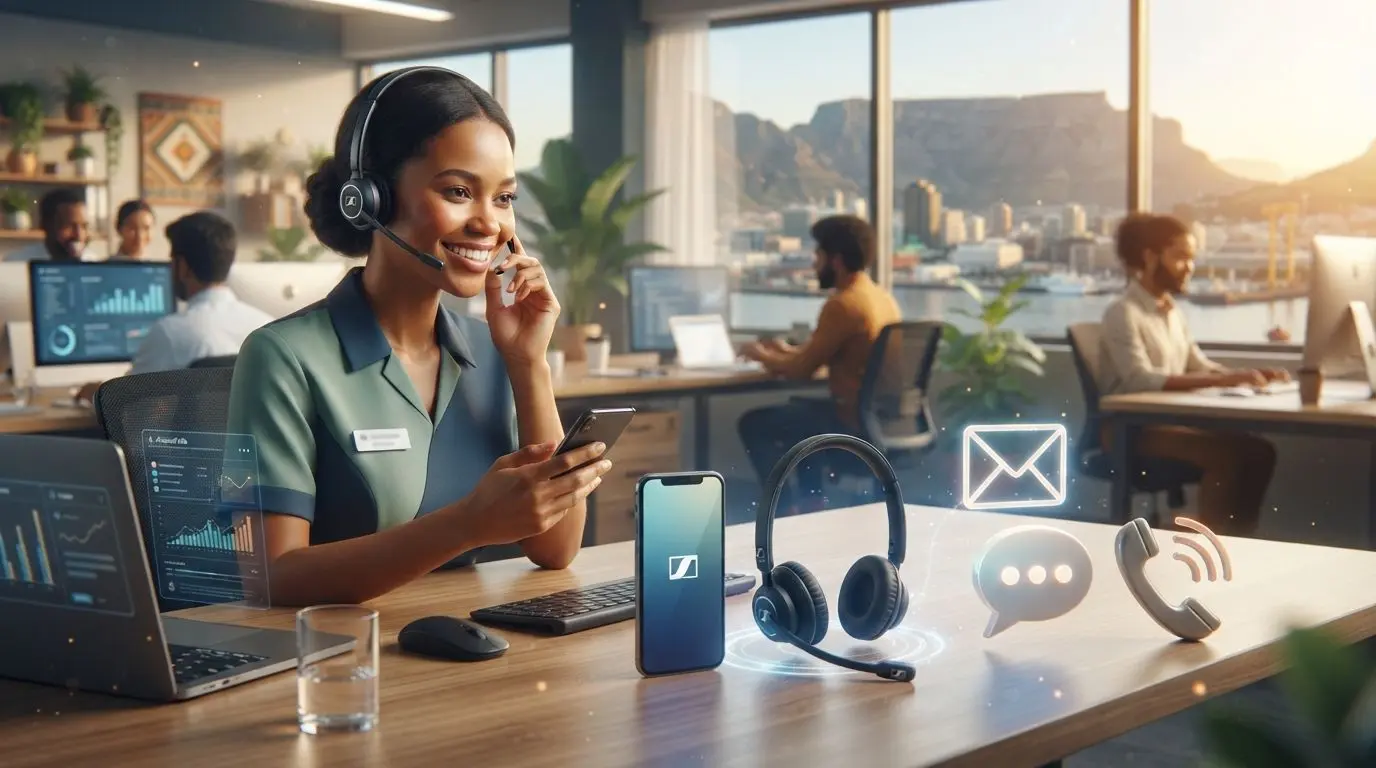 BetXchange contact support banner with phone, email and chat icons in a South African context