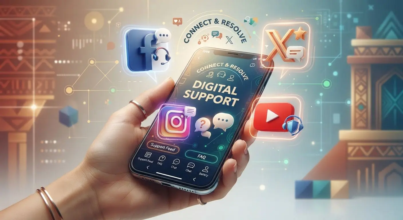 Smartphone with social media icons for BetXchange updates and contact awareness