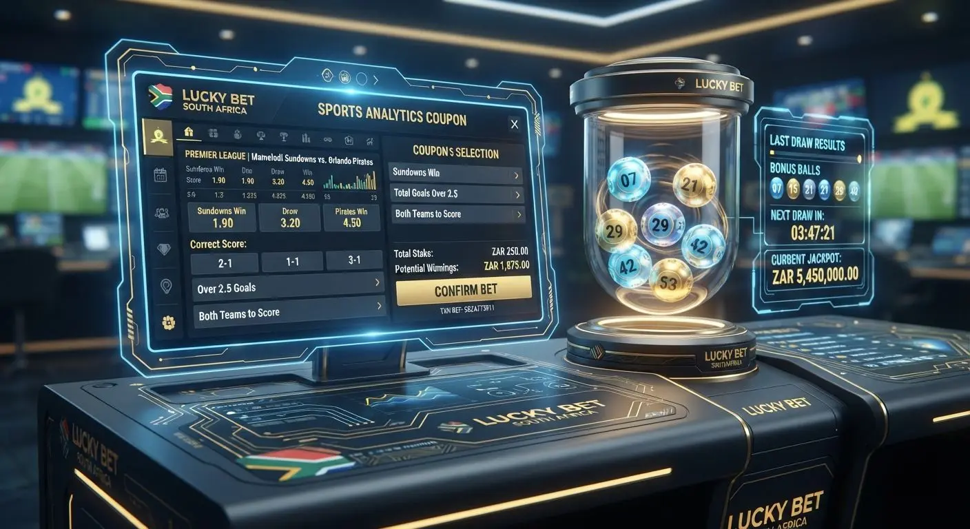 BetX style sports and lucky numbers interface