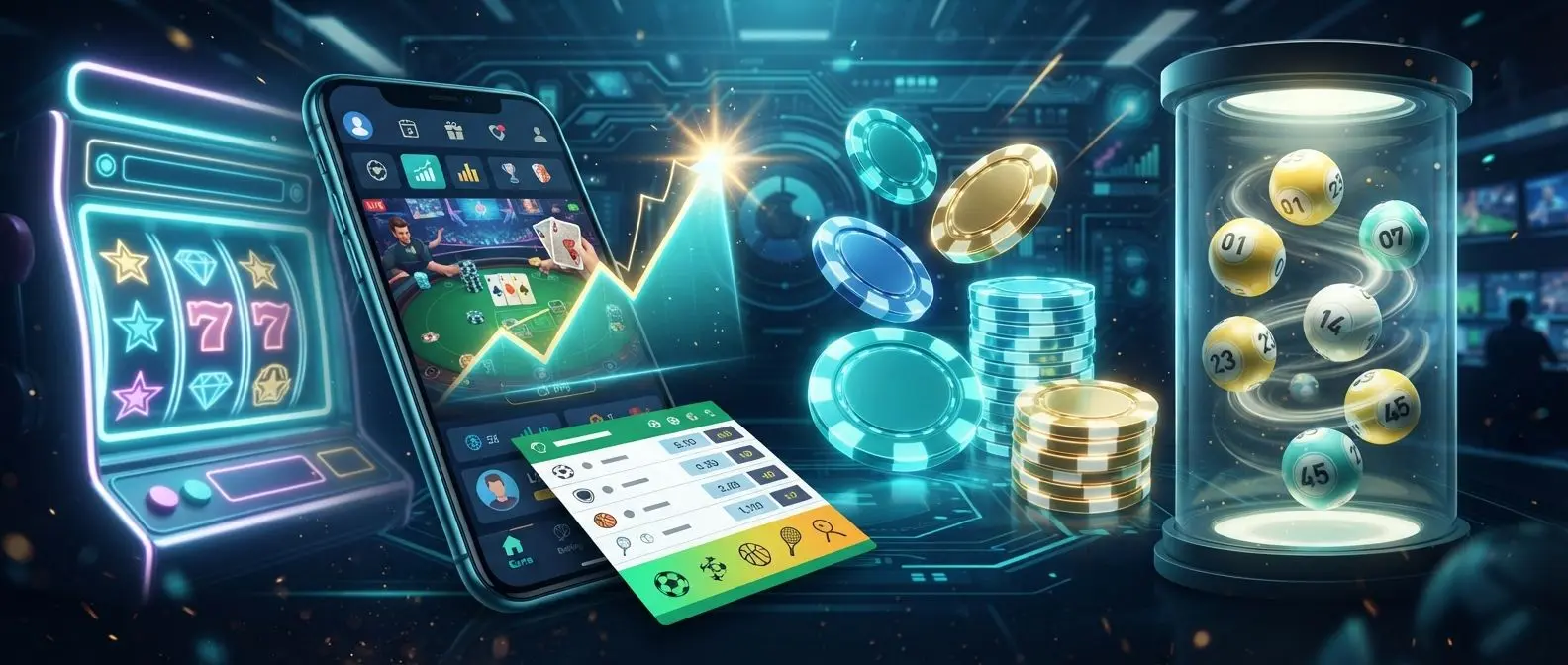 BetX Games hub banner with slots, numbers games and sports play elements