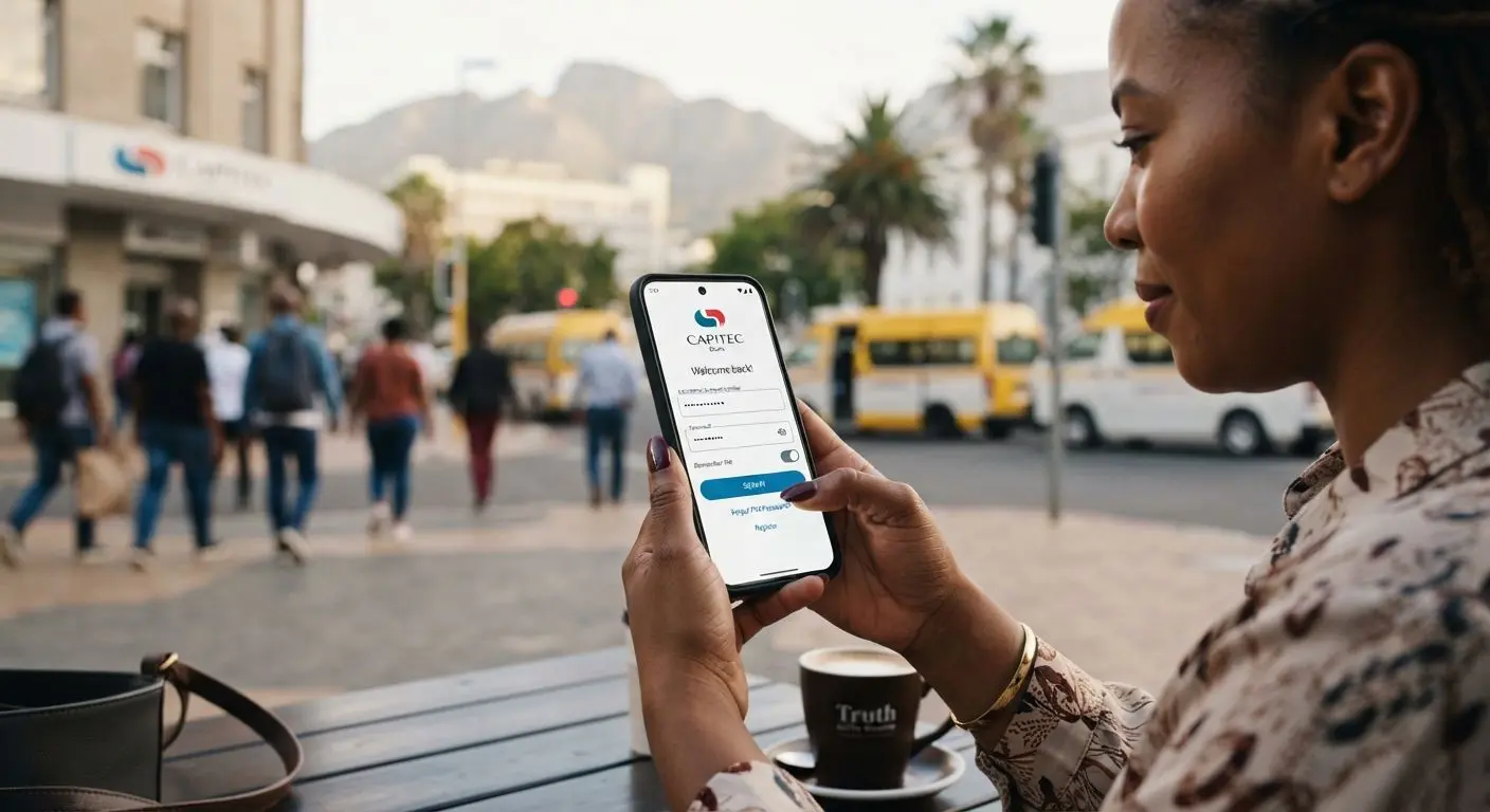 Smartphone showing a mobile login page in a user’s hand